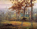 Mill Paintings - The Old Mills of Brookville by John Ottis Adams